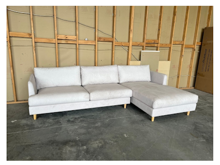 STELLAR Fabric Chaise Lounge (Warwick Fabric)